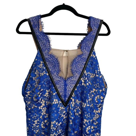 Three Floor Revolve Cobalt Blue Lace Mini Dress NWT - Picture 4 of 9